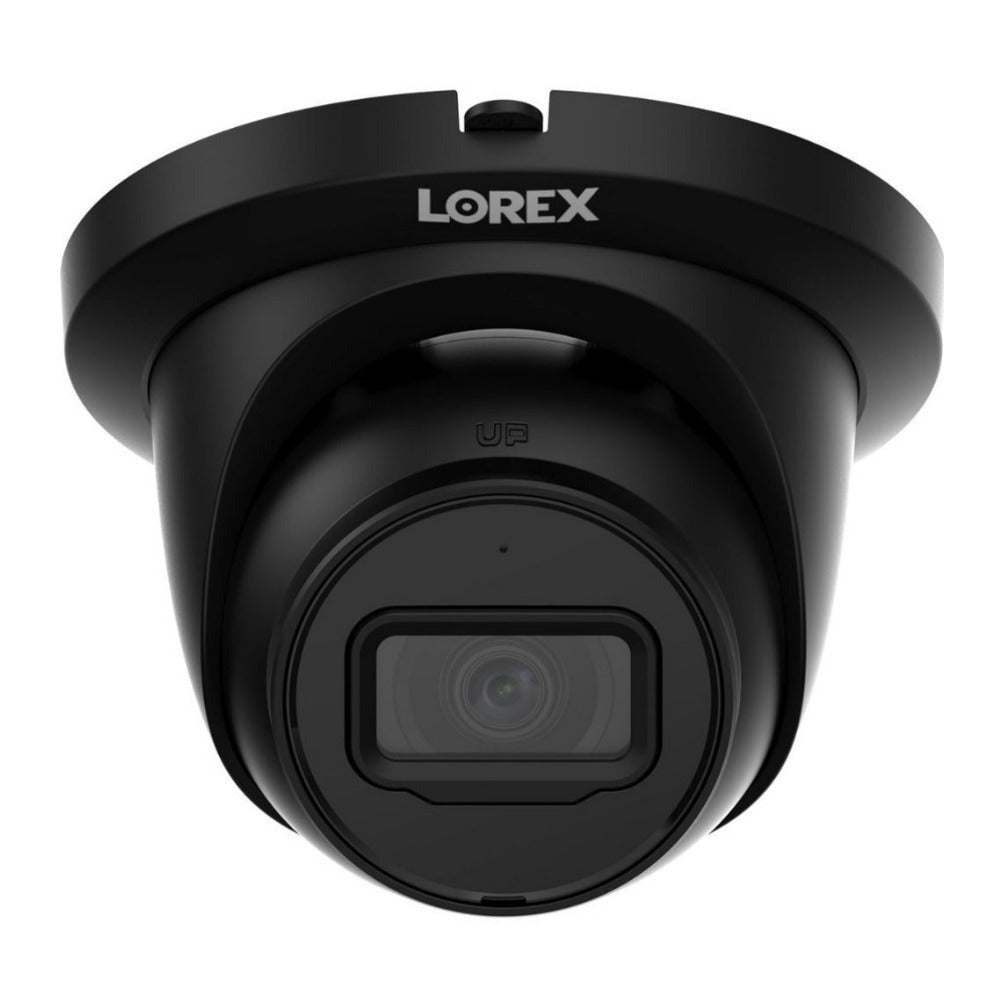 Lorex A14 4K Resolution 8MP IP Wired Turret Dome Security Camera with Smart Motion Detection (Black)