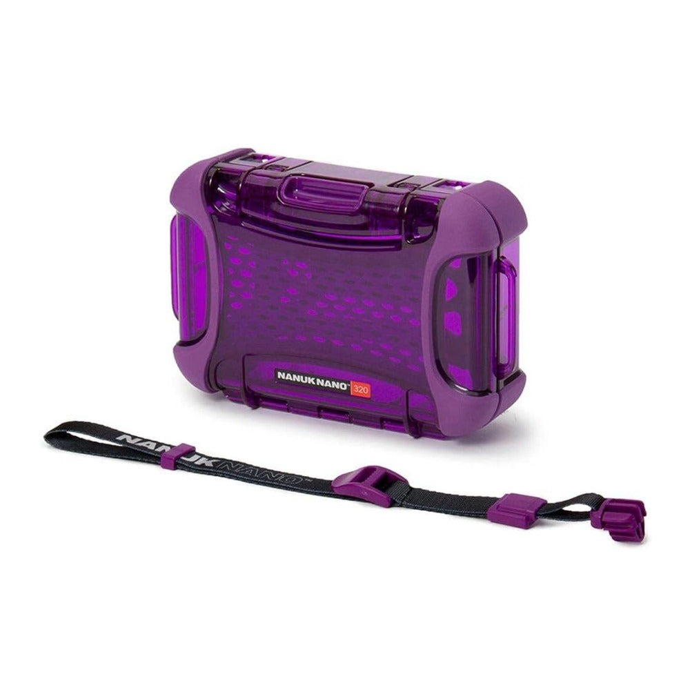 NANUK 320 Nano Series Medium Waterproof Polycarbonate Hard Case (Purple)