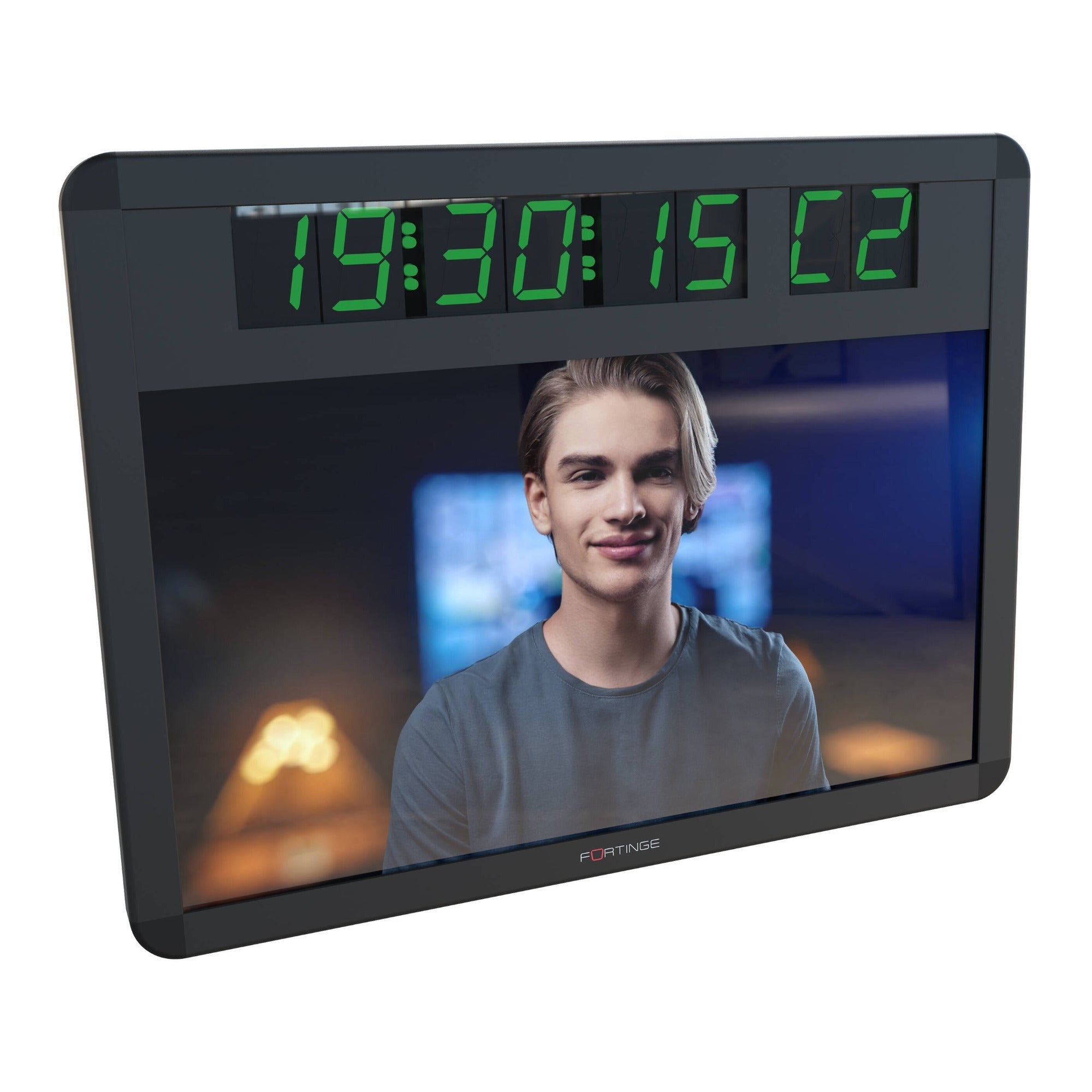 Fortinge FB21 Feedback Monitor with Timer for VEGA Studio Teleprompters (21 In)