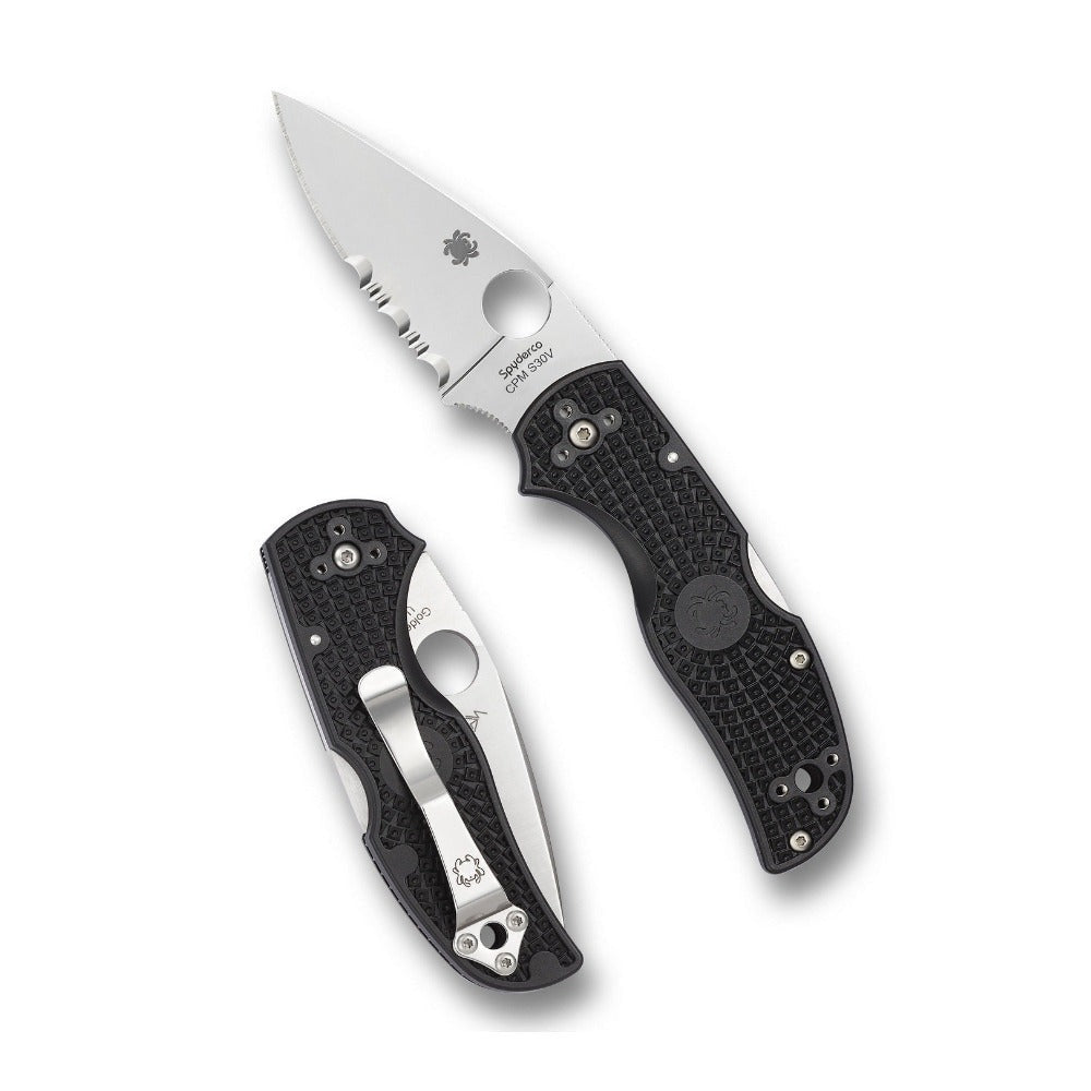 Spyderco Native 5 Lightweight FRN Folding Knife, Black