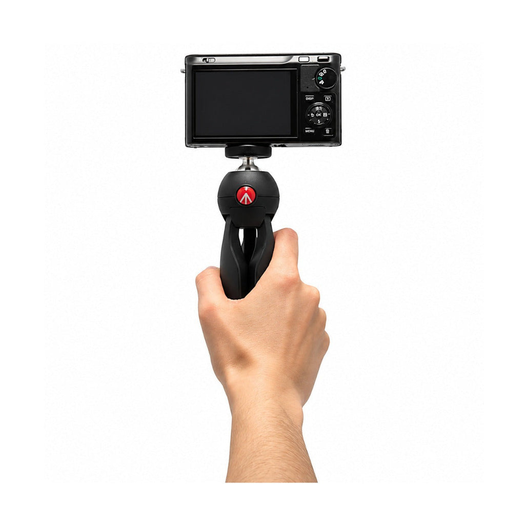 Manfrotto PIXI Mini Tabletop/Handgrip Tripod for Compact Cameras (Black)