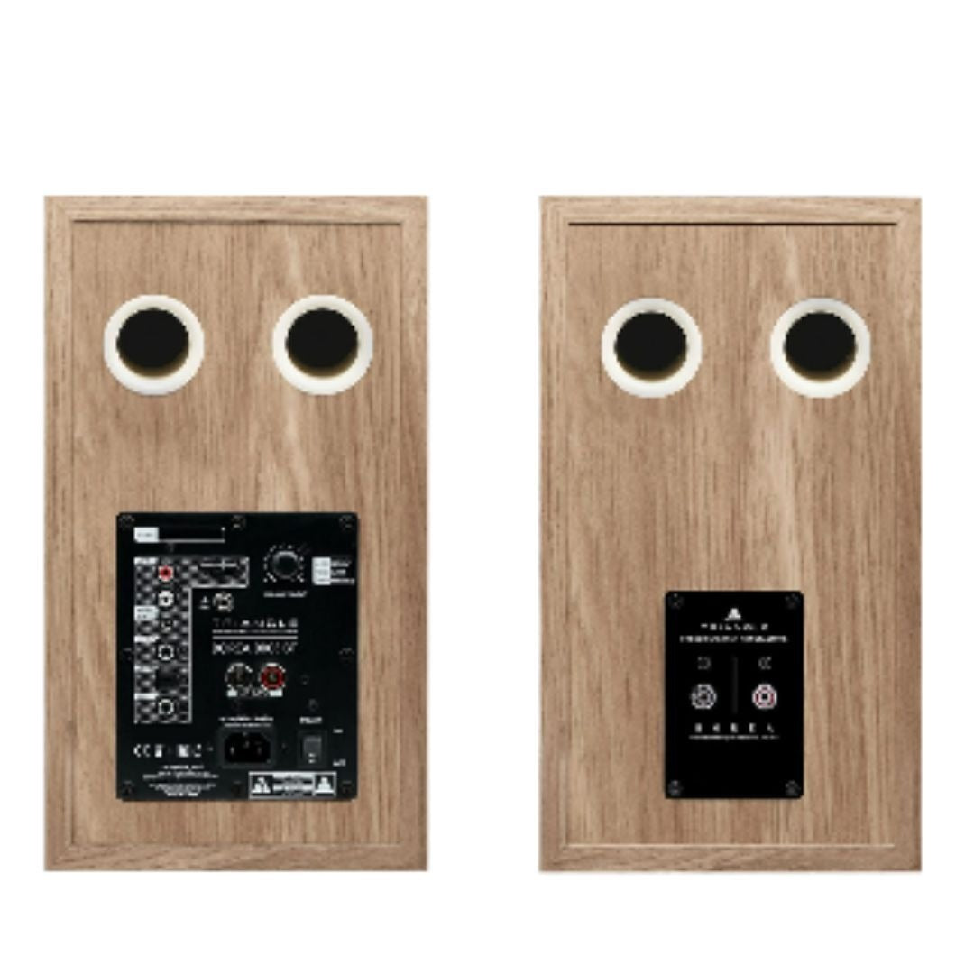 Triangle Borea Active BR03 BT Wireless Bluetooth Bookshelf Speaker (Light Oak)