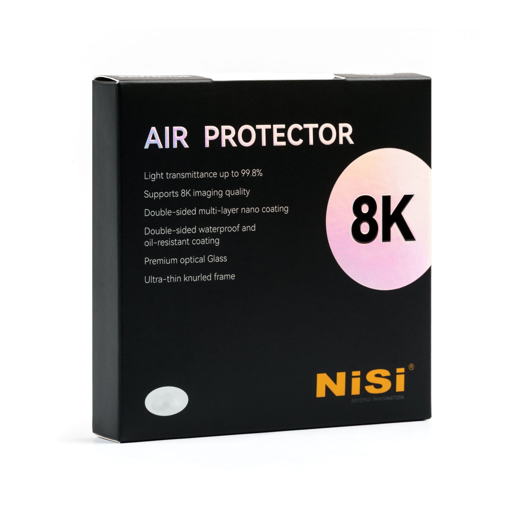 NiSi 105mm Pro Nano Air Protection Filter with 99.8 Peak Transmission & Supports