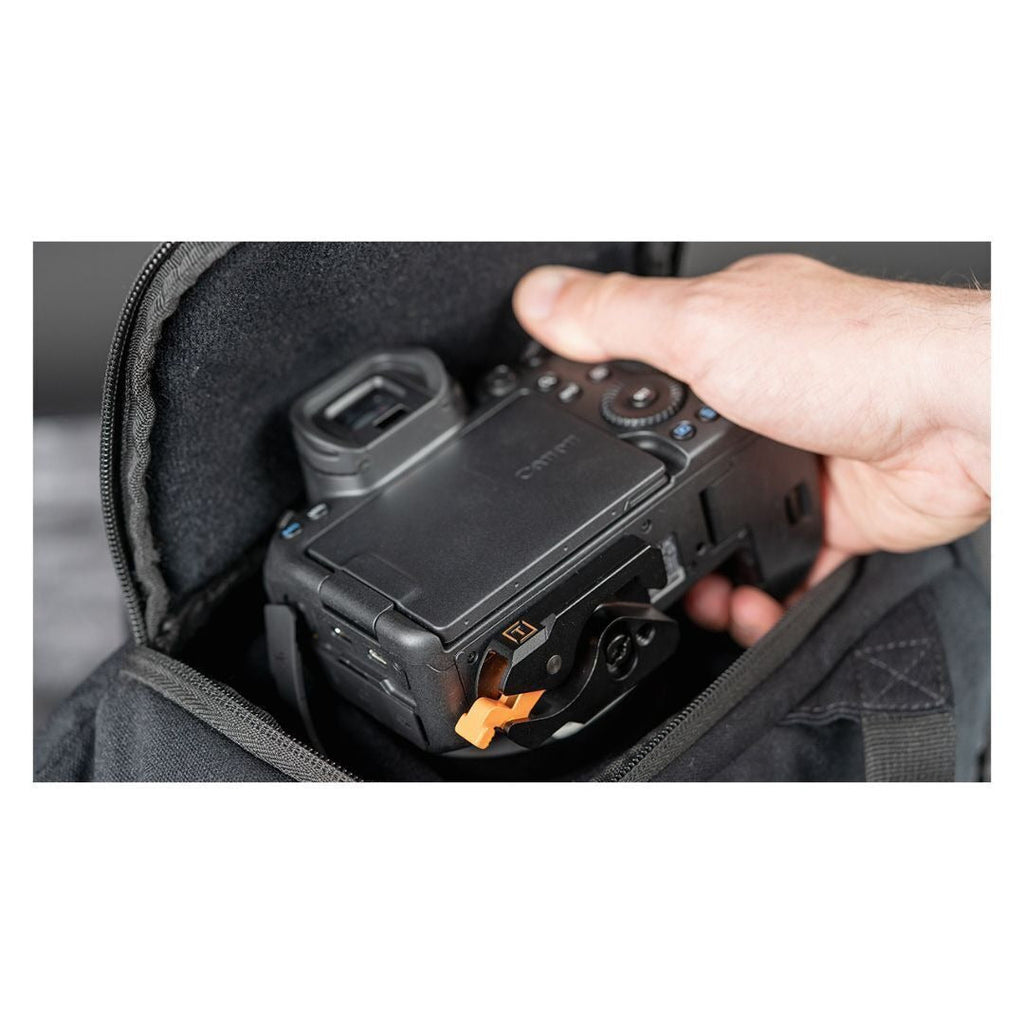 Tether Tools TetherGuard Lever Lock Plate with 5-Point Protection (Black)
