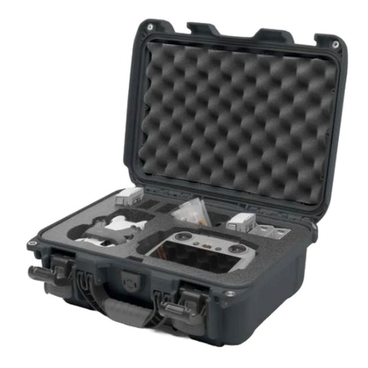 NANUK 915 Waterproof Protective Case for DJI Mini 4 Pro Fly More with PowerClaw Latching (Graphite)