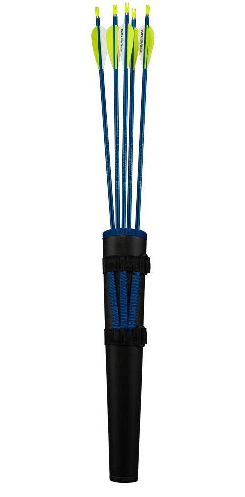 Genesis Archery Original Compound Bow Kit (Right Hand, Blue) with Six Arrows