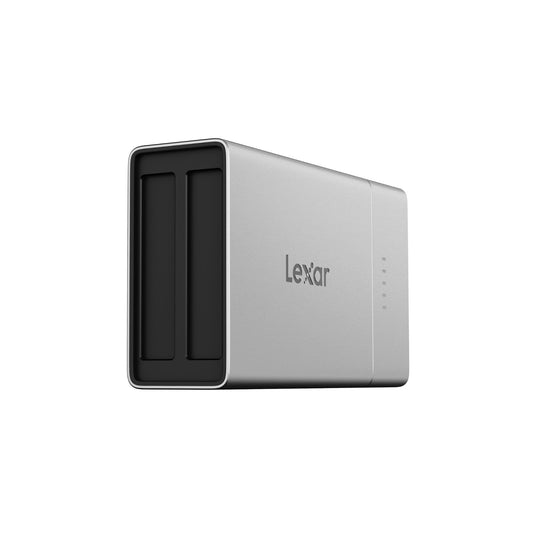 Lexar Professional Workflow Go Battery-Powered 2-Bay Portable Docking Station