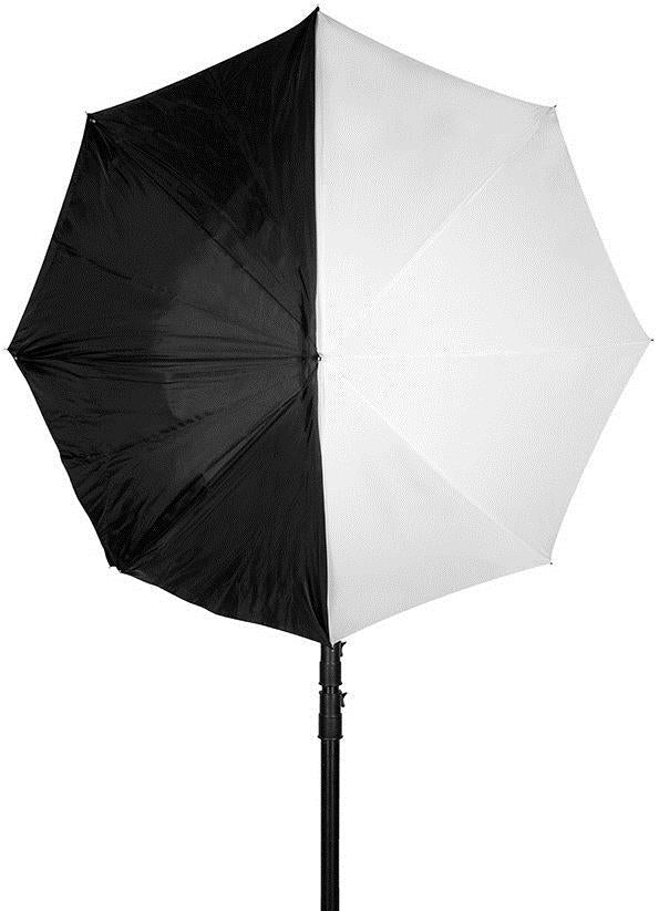 Westcott Optical White Satin 60-inch Convertible Umbrella with Removable Cover