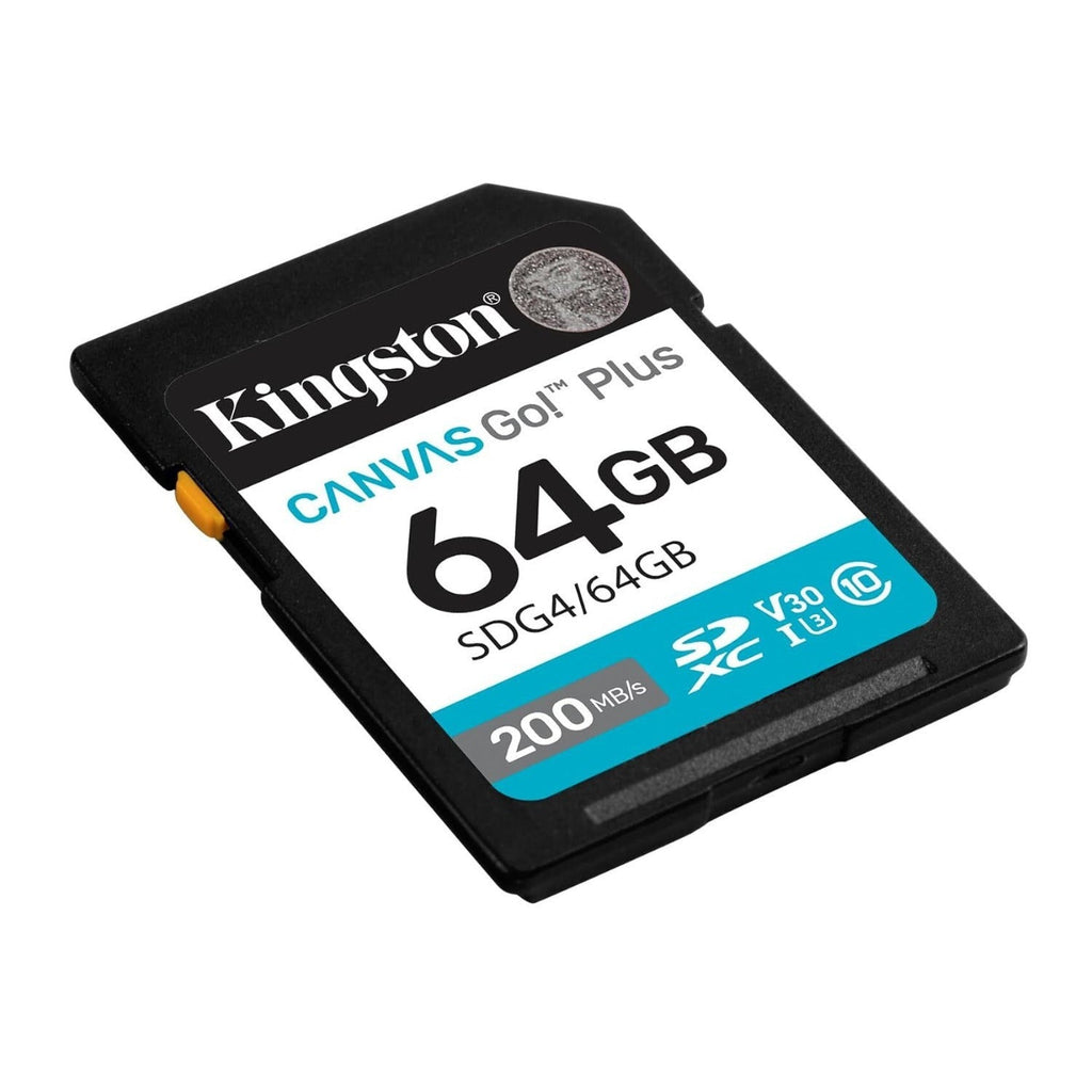 Kingston Canvas Go Plus 64GB 200MB/s Memory Card (2 Pk) with Card Reader Bundle