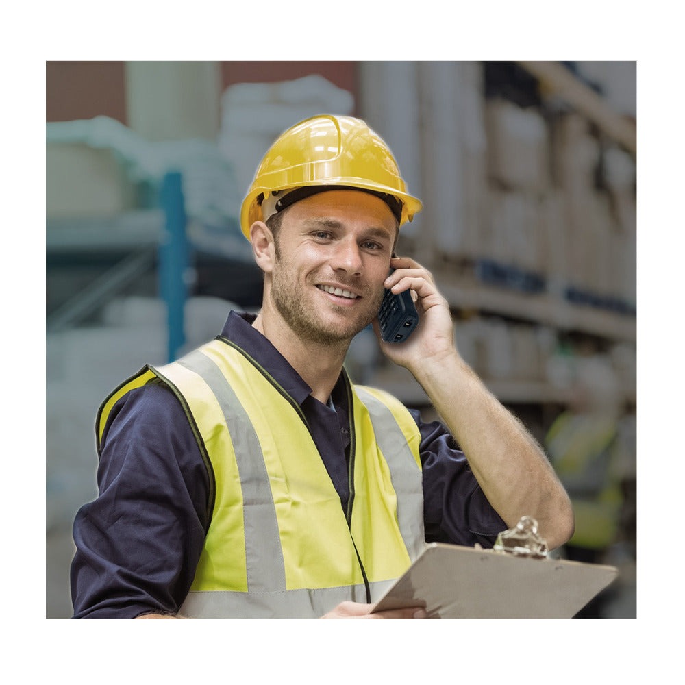 Yealink W57R Drop-resistant Rugged DECT Handset with IP54 Rating, HD Audio and 1.8-inch Color Screen