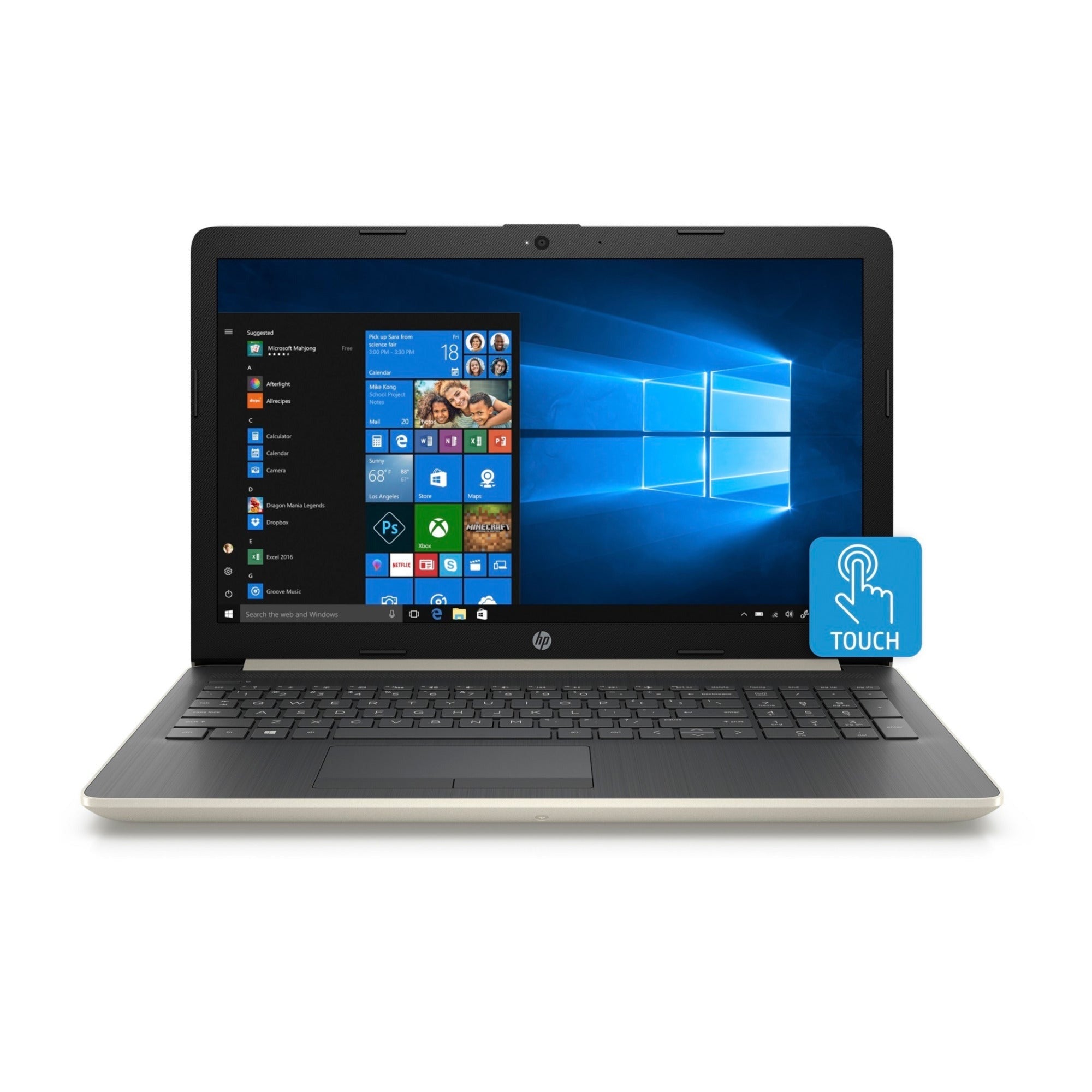 HP 17-CA0013 17.3" Touchscreen Laptop, AMD Ryzen 3 2300U, 8GB RAM, 1TB HDD, Microsoft Office 365 Personal (Certified Refurbished)