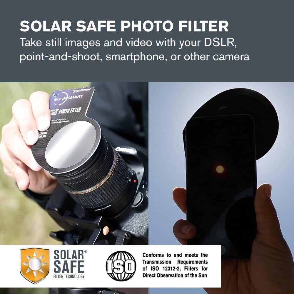 Celestron EclipSmart Deluxe 3 Piece Sun Observing and Imaging Kit