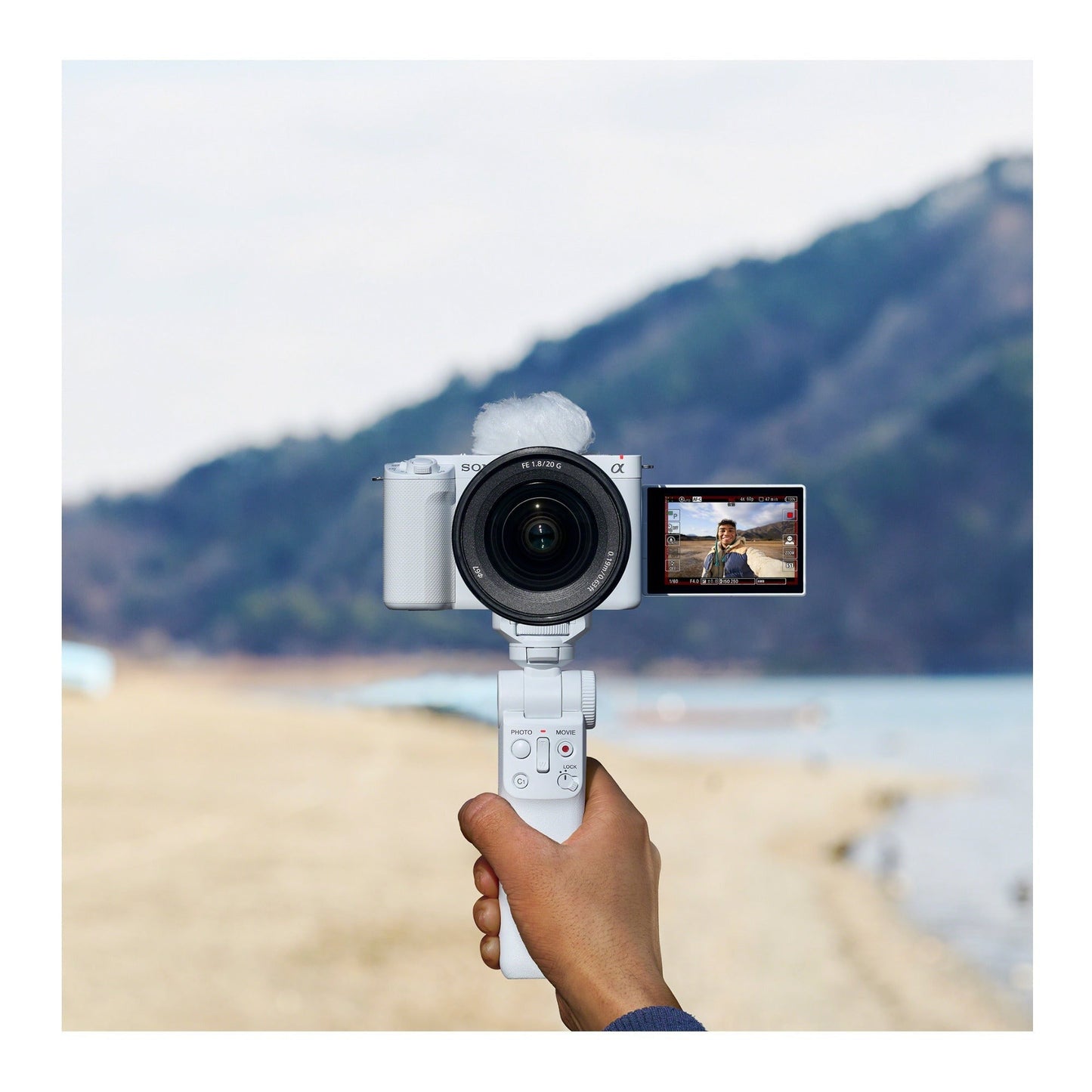 Sony Alpha ZV-E1 Full-frame Interchangeable Lens Mirrorless Vlog Camera (White)