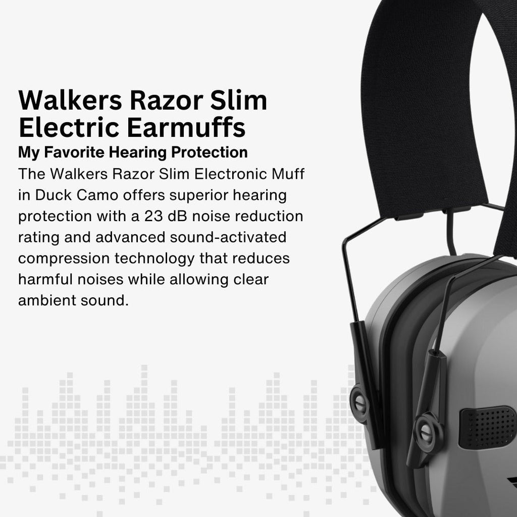 Walker's Razor Walkie Talkie Bundle with Ear Muffs and Accessories