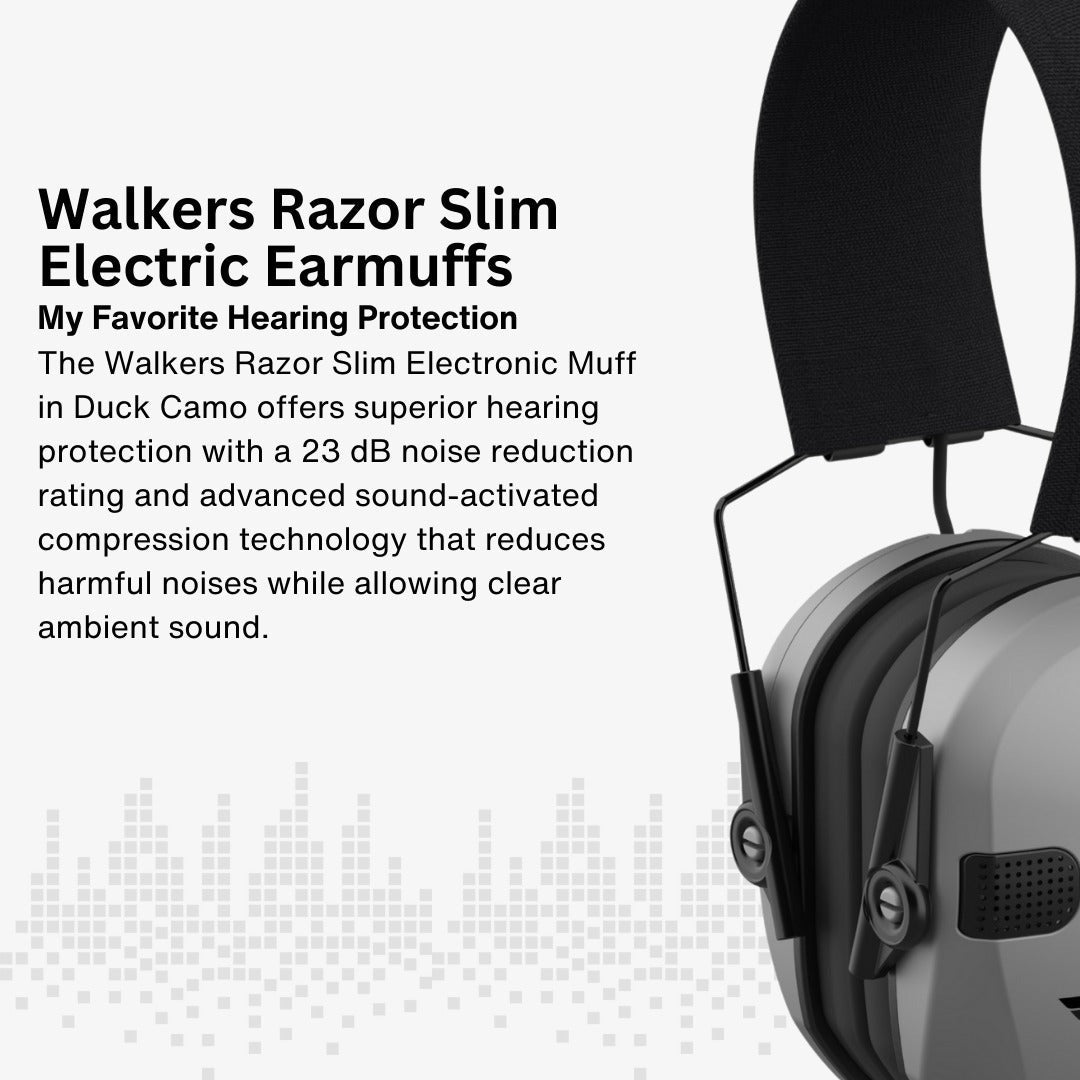 Walker's Razor Walkie Talkie Bundle with Ear Muffs and Accessories