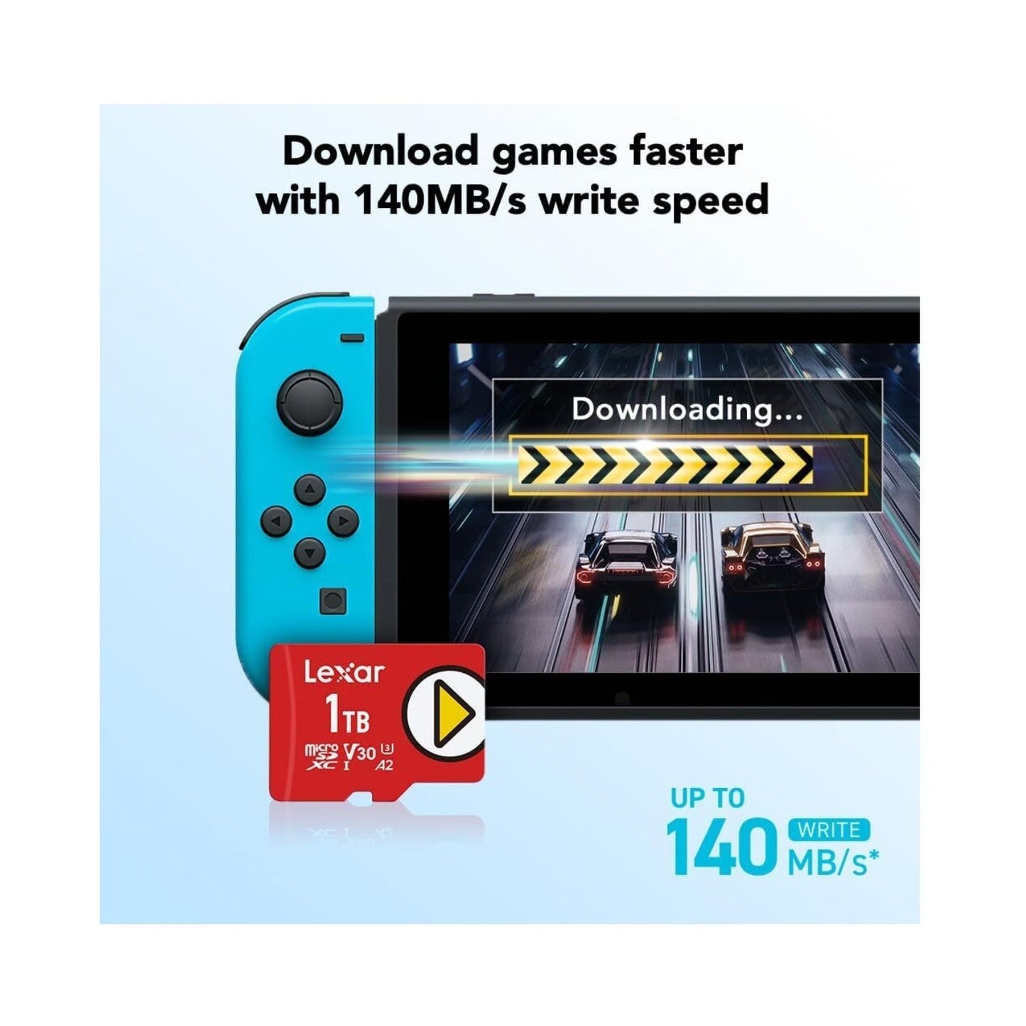 Lexar 1TB V30 A2 PLAY MicroSDXC UHS-I Memory Card