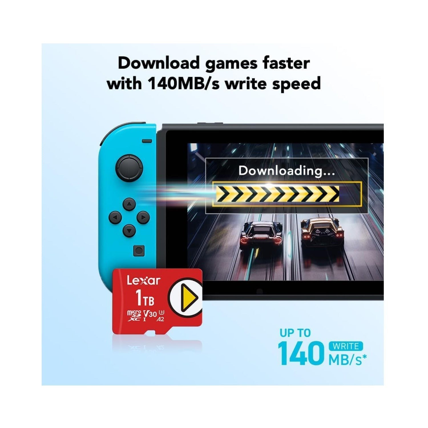 Lexar 1TB V30 A2 PLAY MicroSDXC UHS-I Memory Card