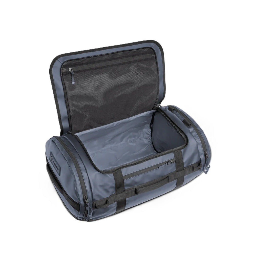 WANDRD CARRYALL 60L Duffel Bag - Rugged Travel and Gear Hauler (Aegean Blue)