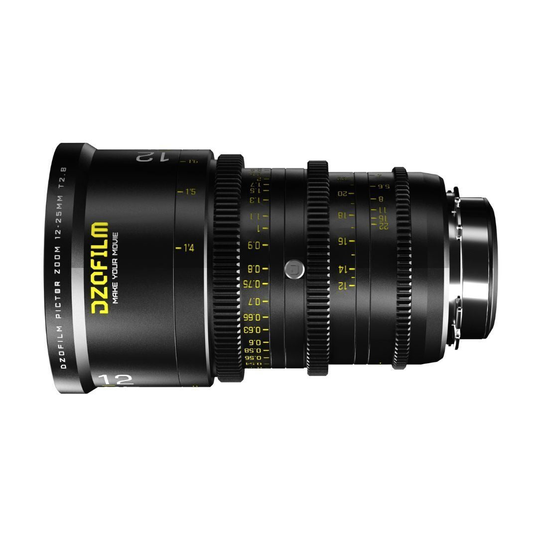 DZOFilm Pictor Zoom 12-25mm T2.8 Super 35 Parfocal Lens (PL and EF Mounts, Black)
