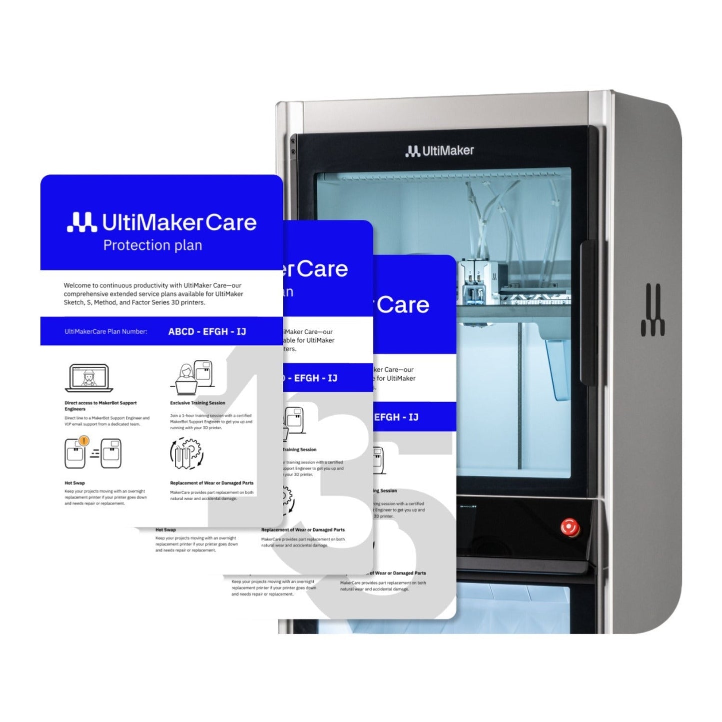 UltiMakerCare Plan for MakerBot Sketch Large - 3 Year
