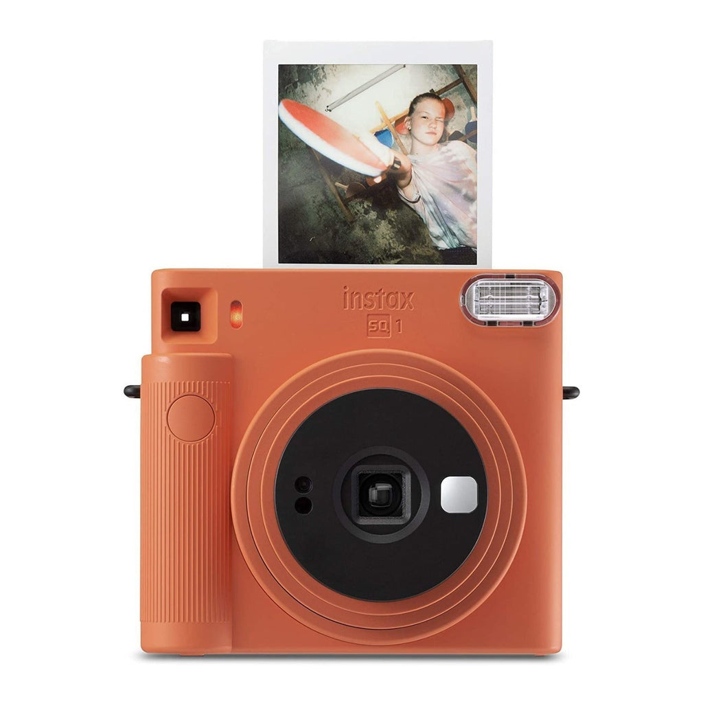 Fujifilm Instax Square SQ1 Instant Camera (Orange) with Film Bundle