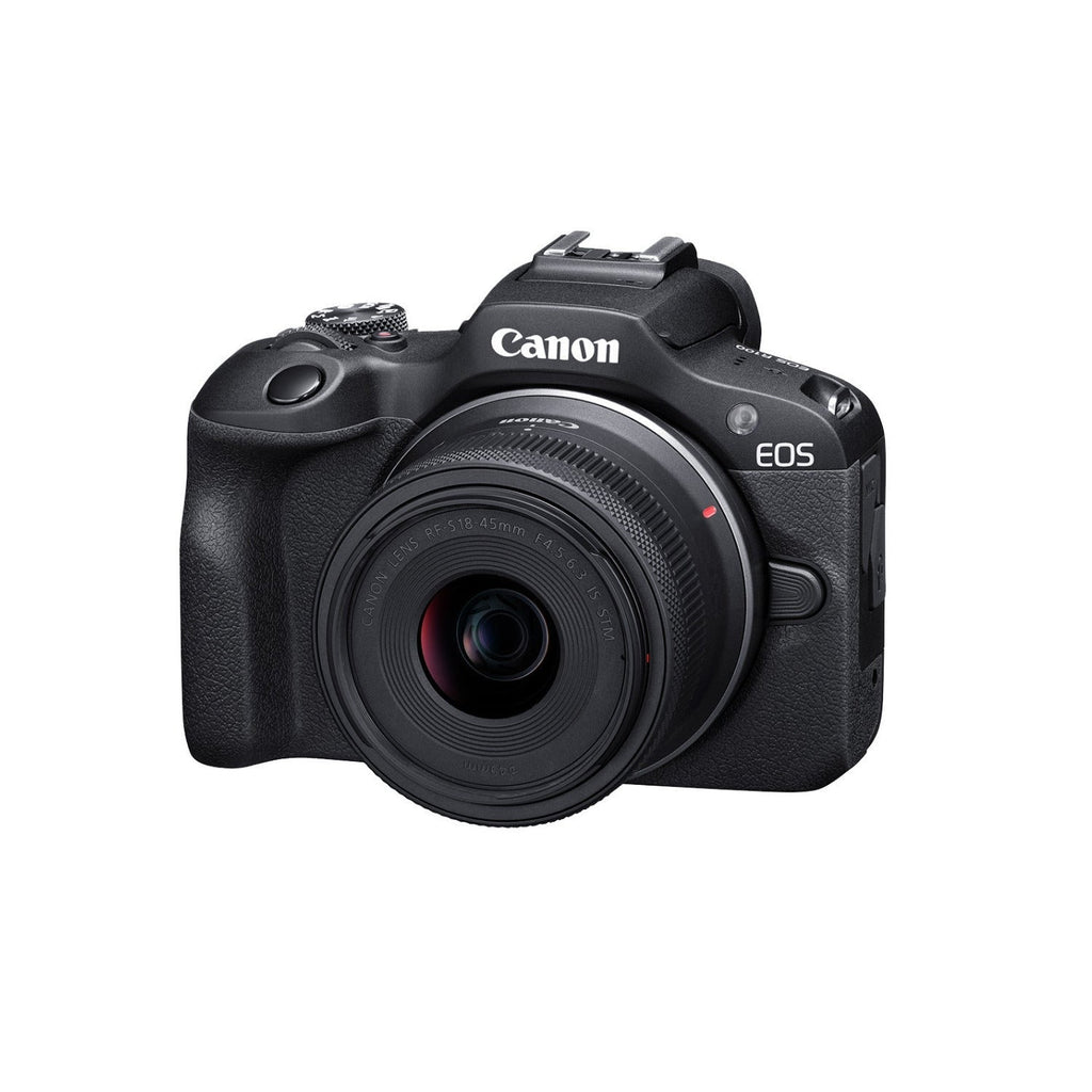 Canon EOS R100 Mirrorless Camera Dual Lens Kit (RF-S 18–45mm, RF-S 55–210mm) (Used)
