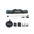 Nanlite PavoTube II 15C LED Tube Light Bundle with Nanlite Barndoors and Grid