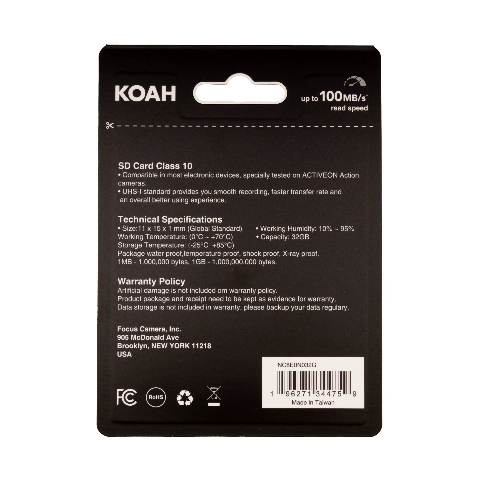 Koah Ultimate 32GB SDHC Memory Card (20-Pack) with High Speed Card Reader