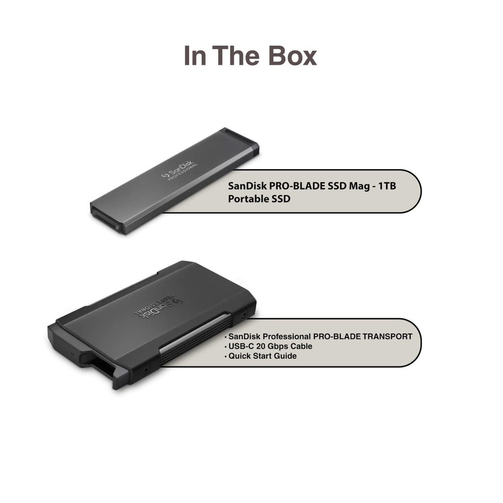 Sandisk Professional 1TB Pro-Blade SSD MAG with Pro-Blade Transport (0 TB)