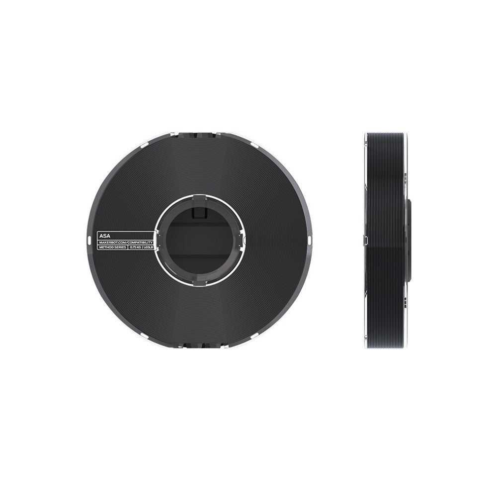 MakerBot ASA Filament Spool for Method X 3D Printer (Black, 0.65kg/1.43lb)