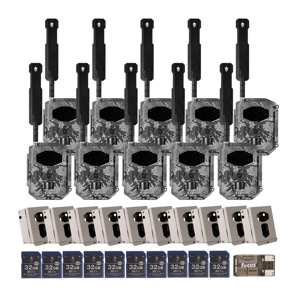 Spartan GoCam2 4G/LTE Multi-carrier Trail Camera (Areus Camo) with Accessories