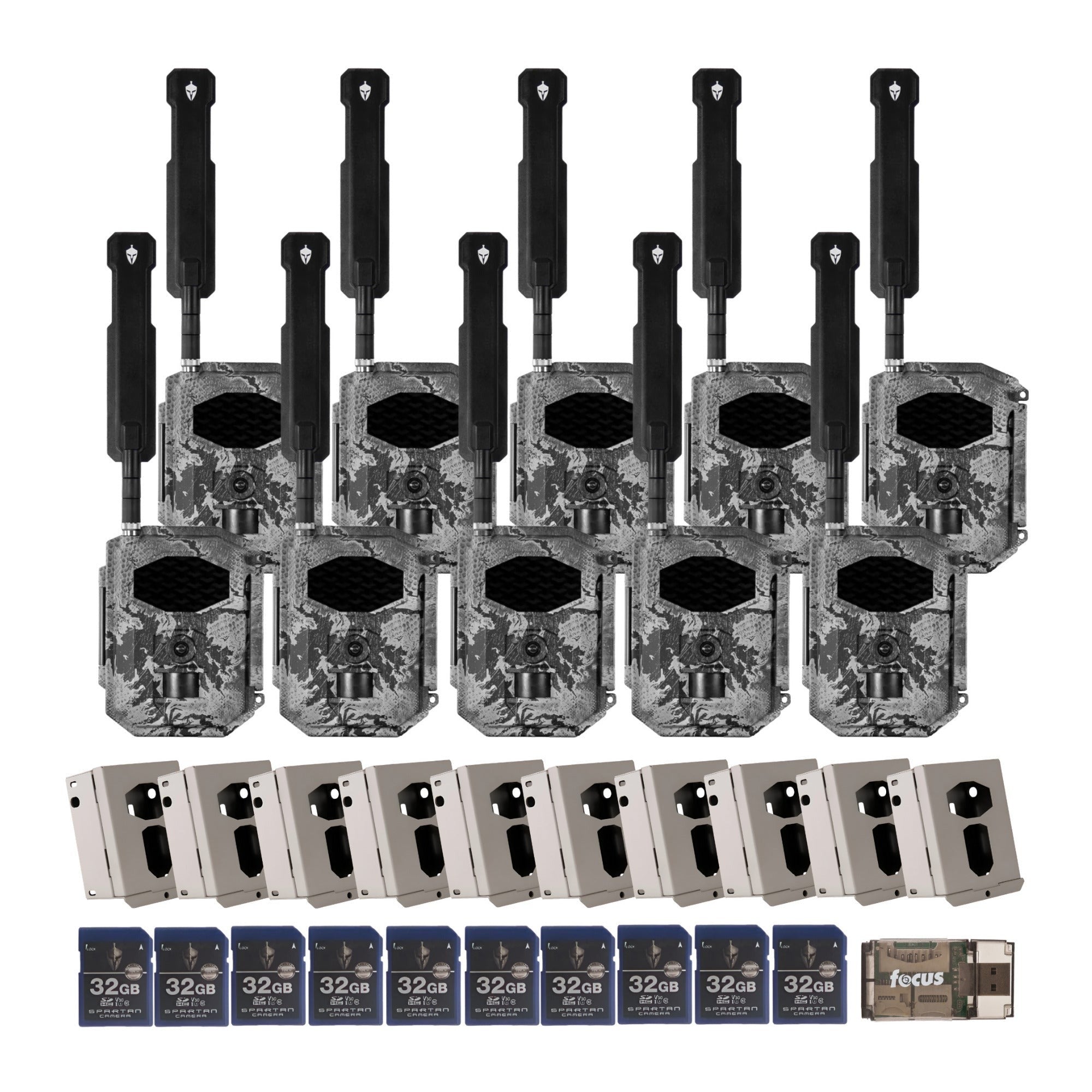 Spartan GoCam2 4G/LTE Multi-carrier Trail Camera (Areus Camo) with Accessories