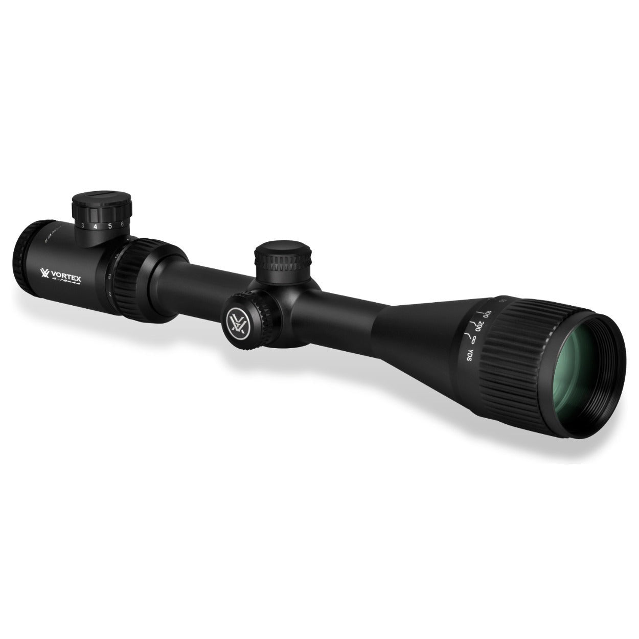 Vortex Crossfire II 6-18x44 AO Riflescope (V-Brite MOA Reticle) and Vortex Cap