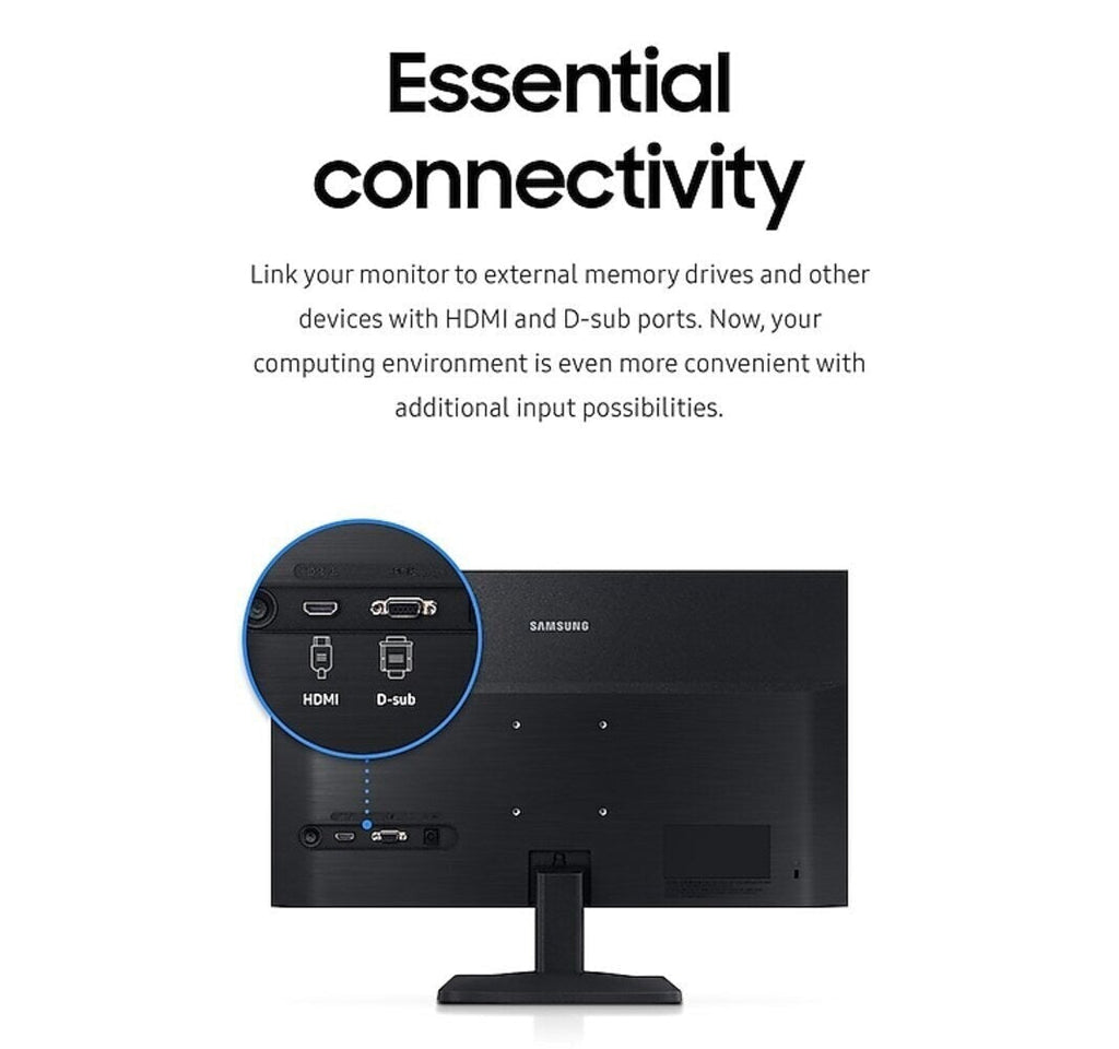 Samsung S33A Series 22′′ FHD Monitor (Open Box)
