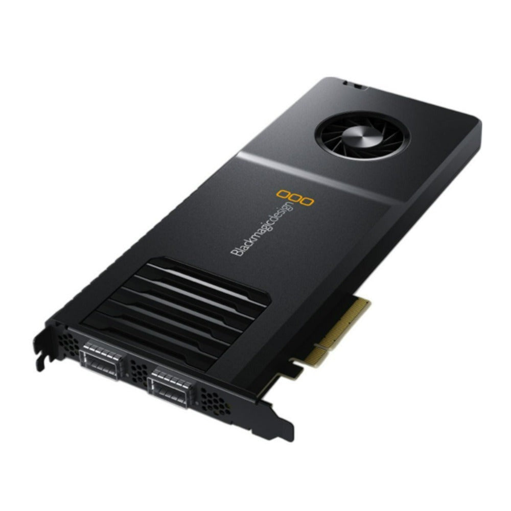 Blackmagic Design Decklink IP 100G Card with 8 Channels of Ultra HD Video and Ethernet Ports (Black)