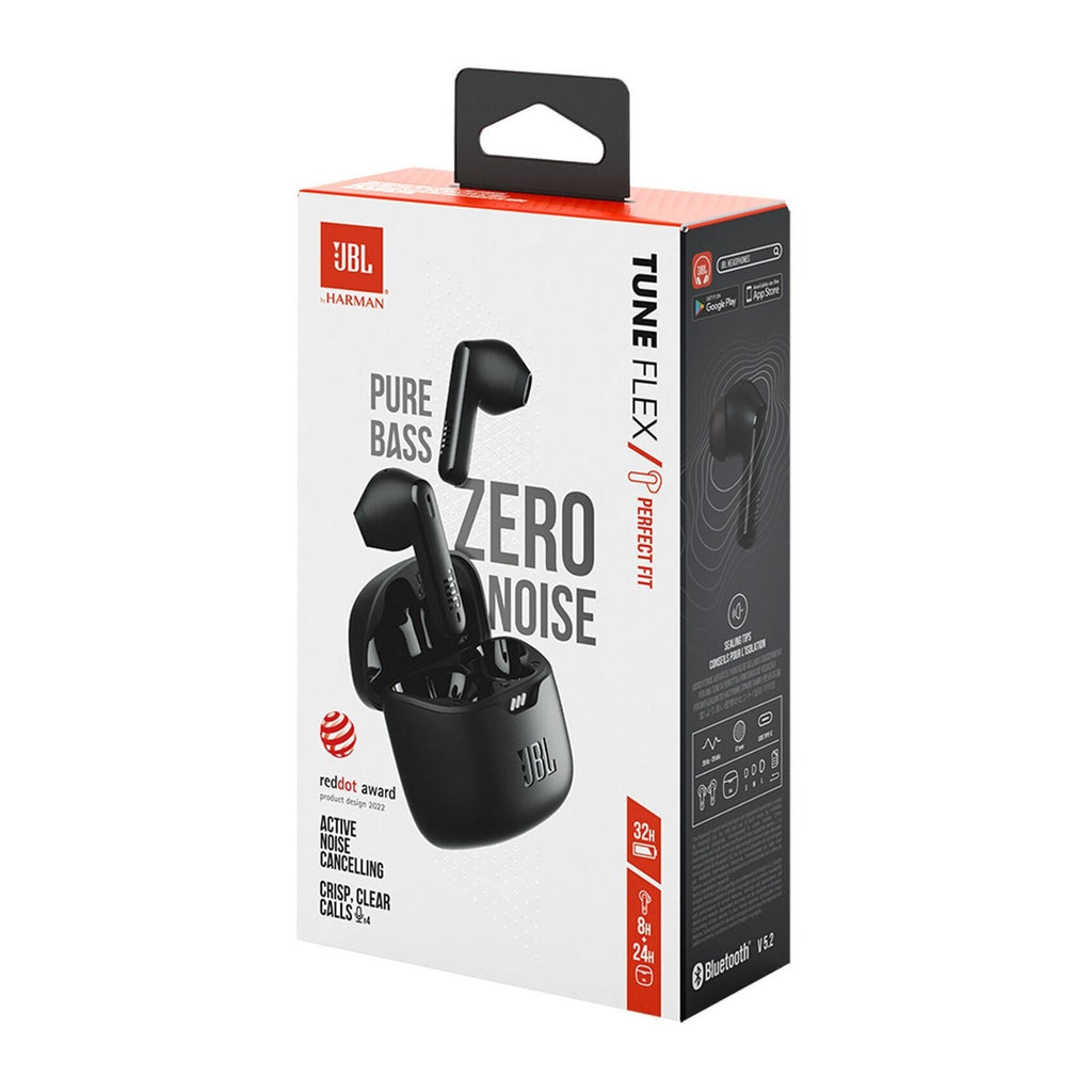 JBL Tune Flex True Wireless Noise-Cancelling Earbuds (Black)