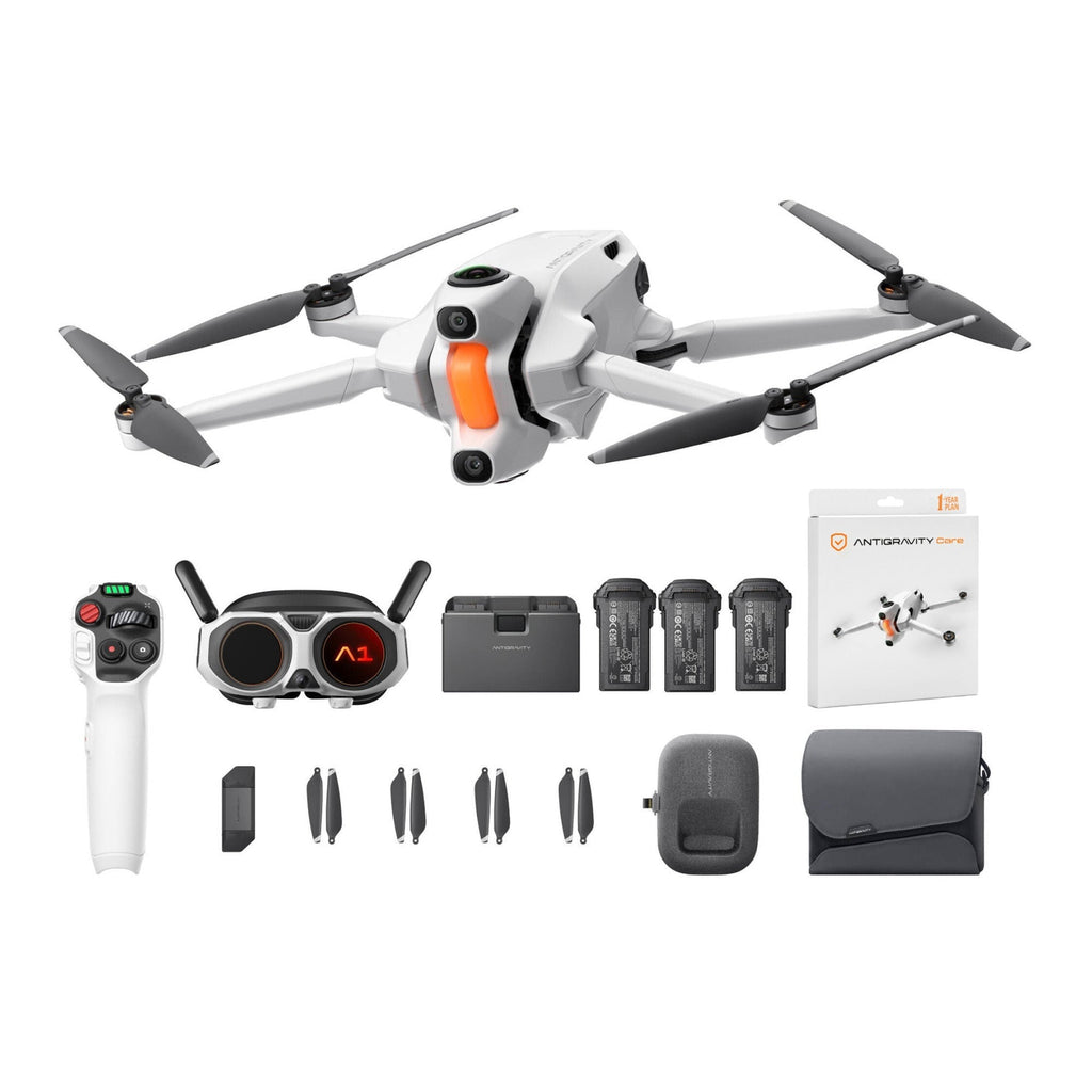 Antigravity A1 8K 360 Drone Infinity Bundle with 1-Year Plan Drone Protection