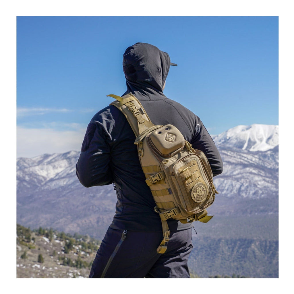 Hazard 4 Freelance Photo and Drone Sling-Pack with Padded Dividers (Coyote)