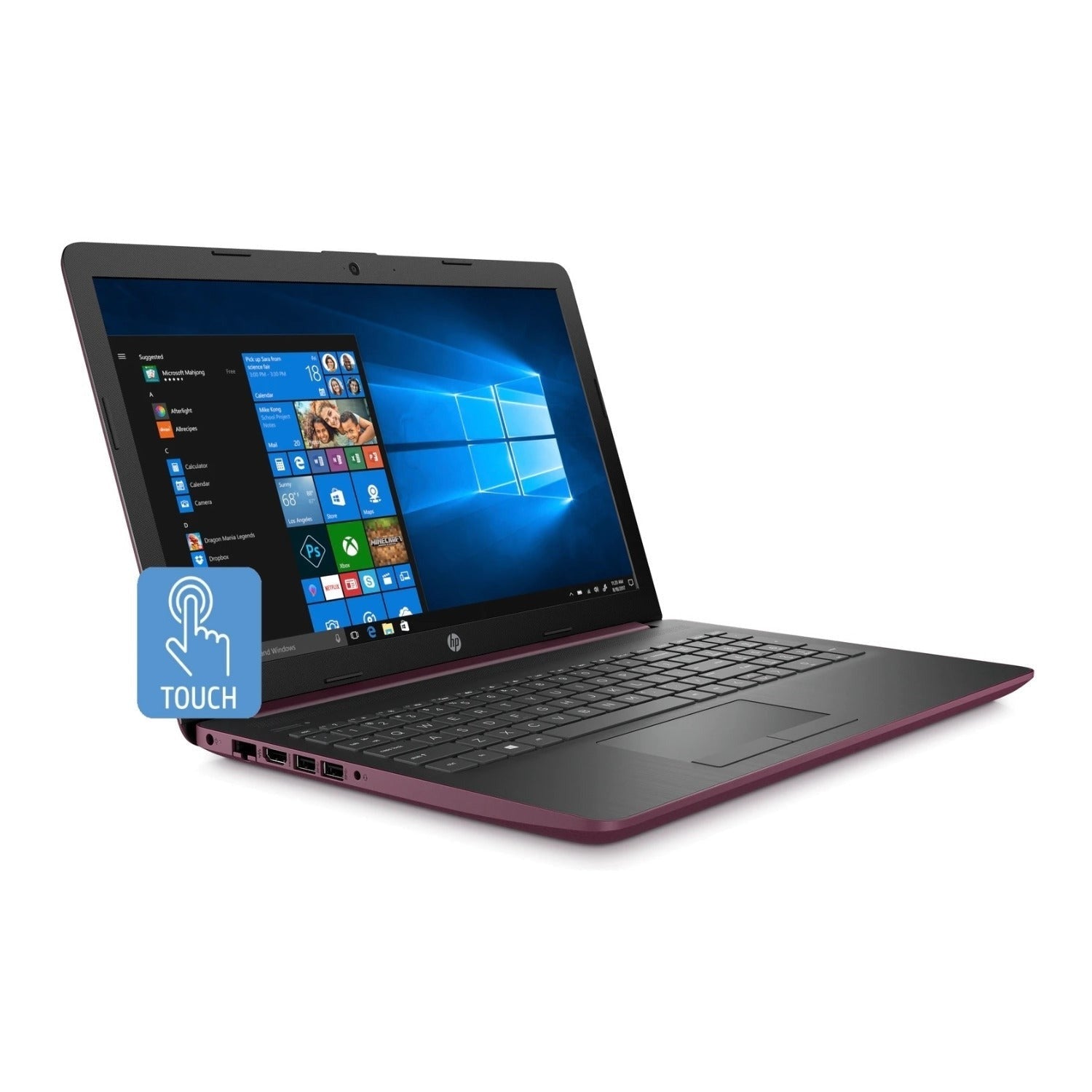 HP 15-da1004 Laptop, 15.6" HD, Intel Core i5-8265U, 8GB RAM, 256GB SSD (Certified Refurbished)