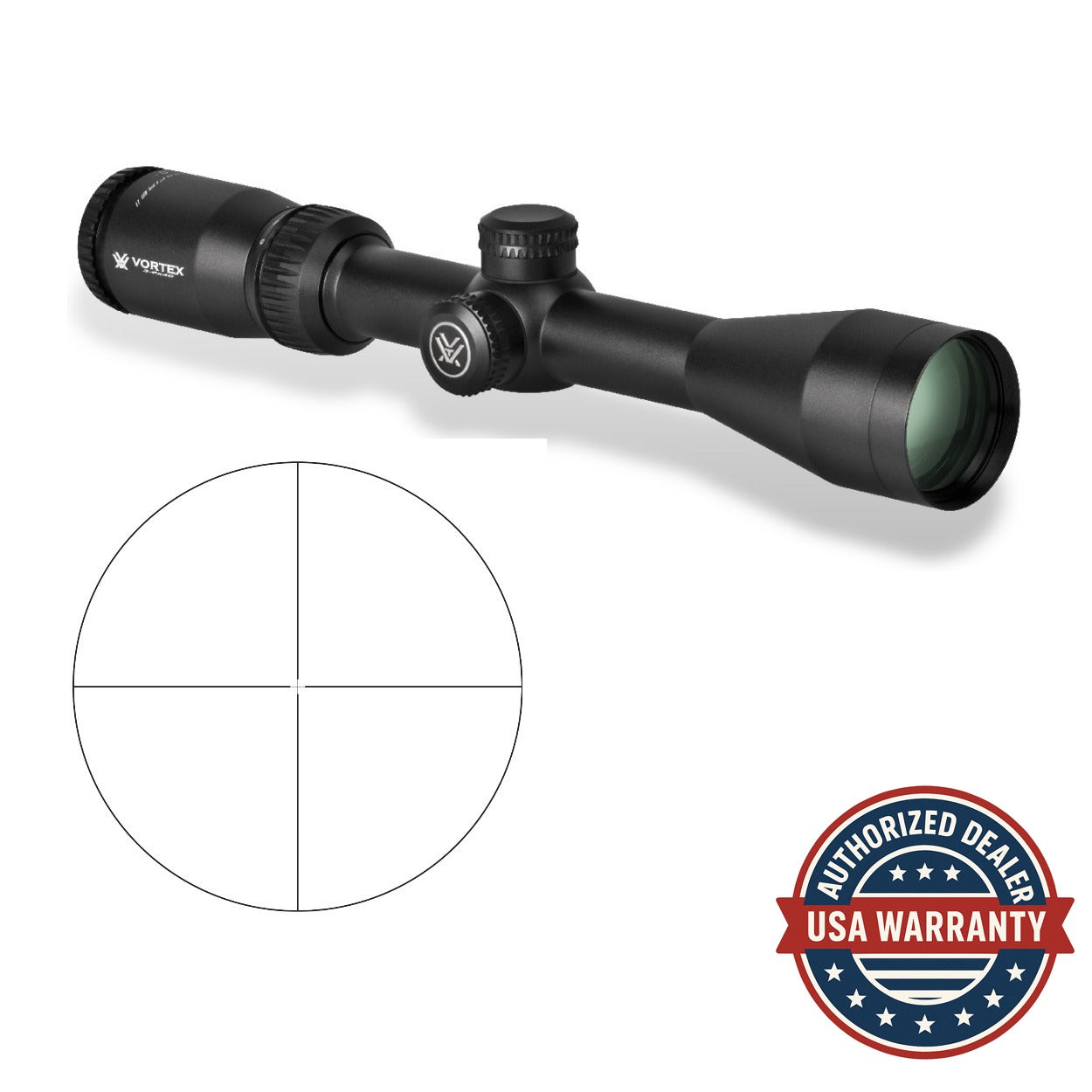 Vortex Crossfire II 3-9x40 Riflescope (V-Plex MOA Reticle)