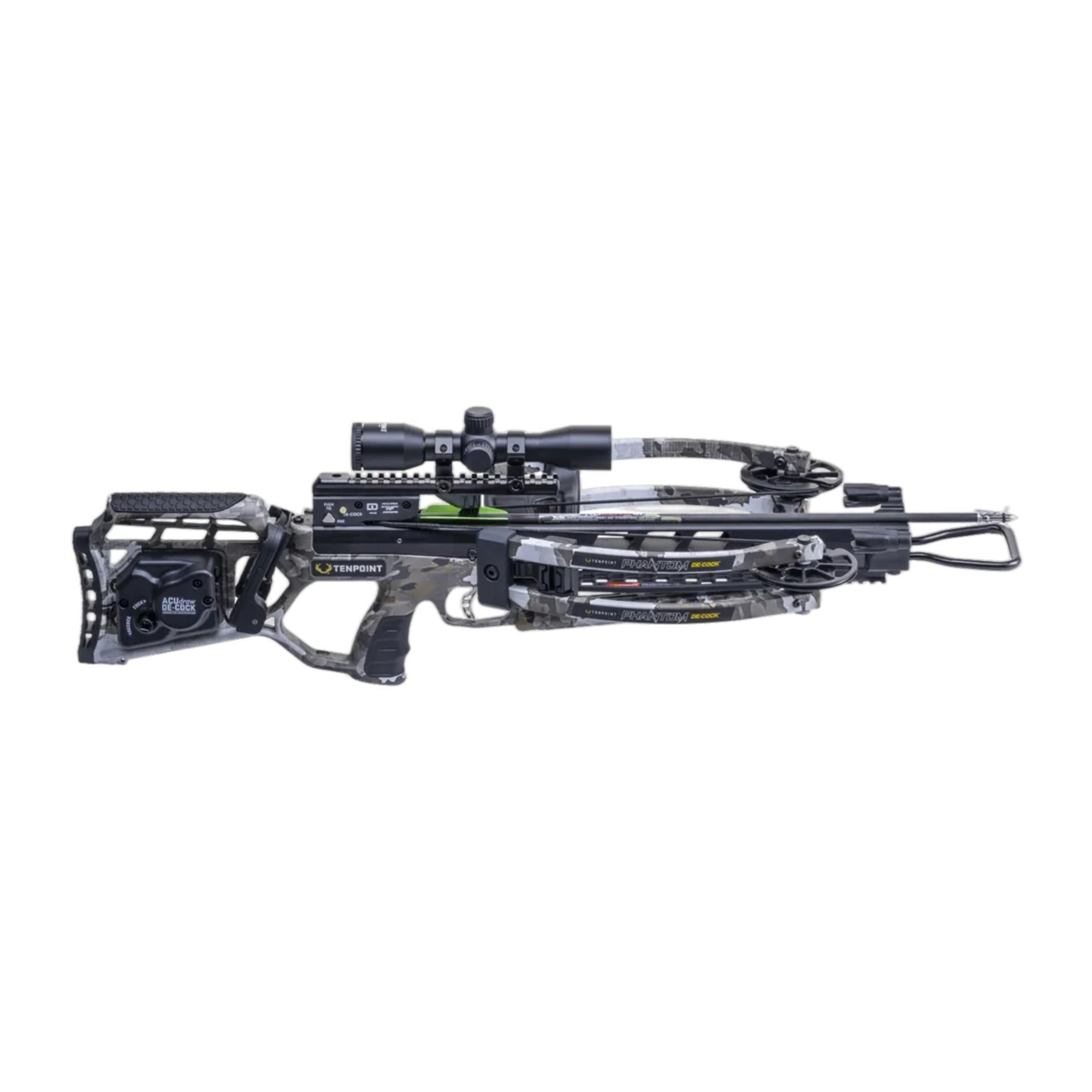 TenPoint Phantom Decock Vektra 400 FPS Reverse-Draw Crossbow Bundle with Accessories
