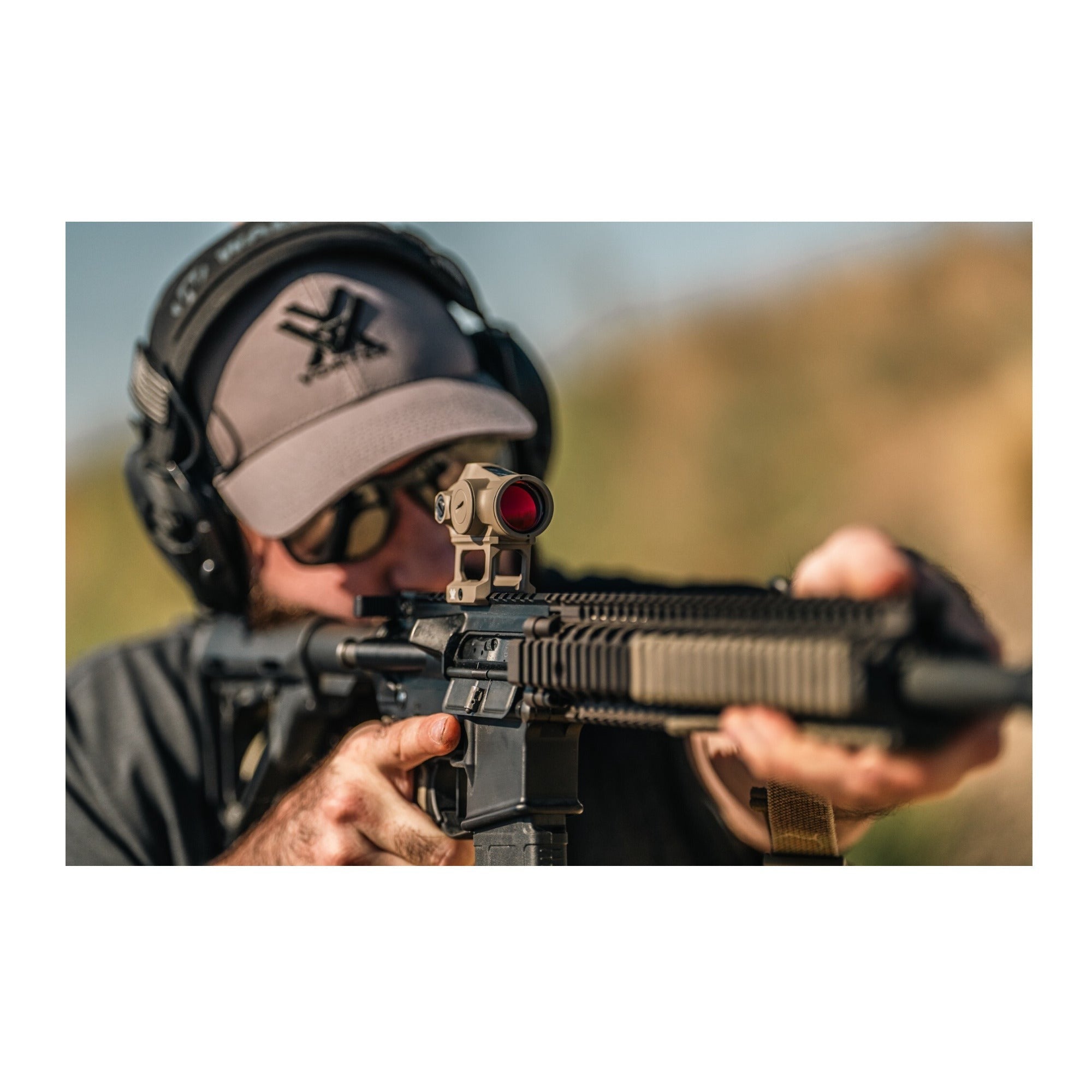 Crossfire II 1x 2 MOA Solar Red Dot Sight (Tan)
