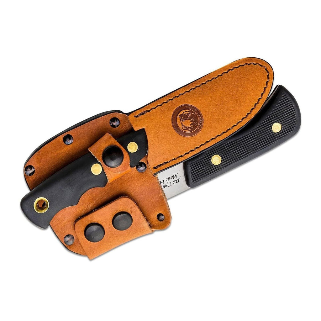 Knives of Alaska Bobcat Mini Hatchet and Alpha Wolf D2 Fixed-Blade Knife Combo