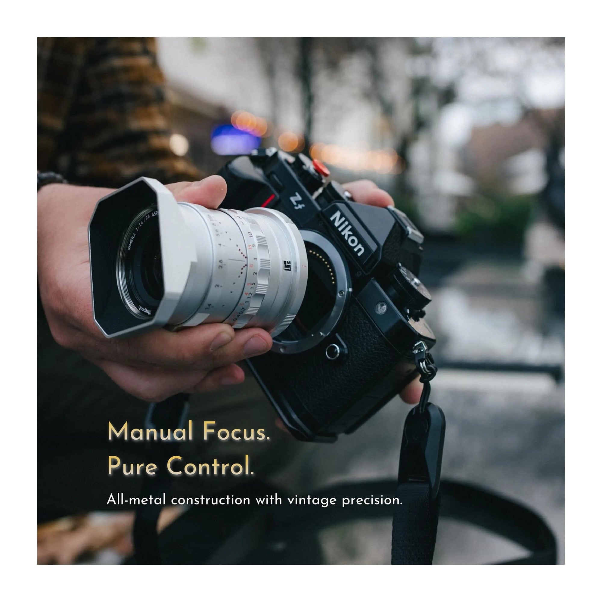 Thypoch Simera 28mm f/1.4 Full-frame Lens with Manual Focus (Sony E, Black)