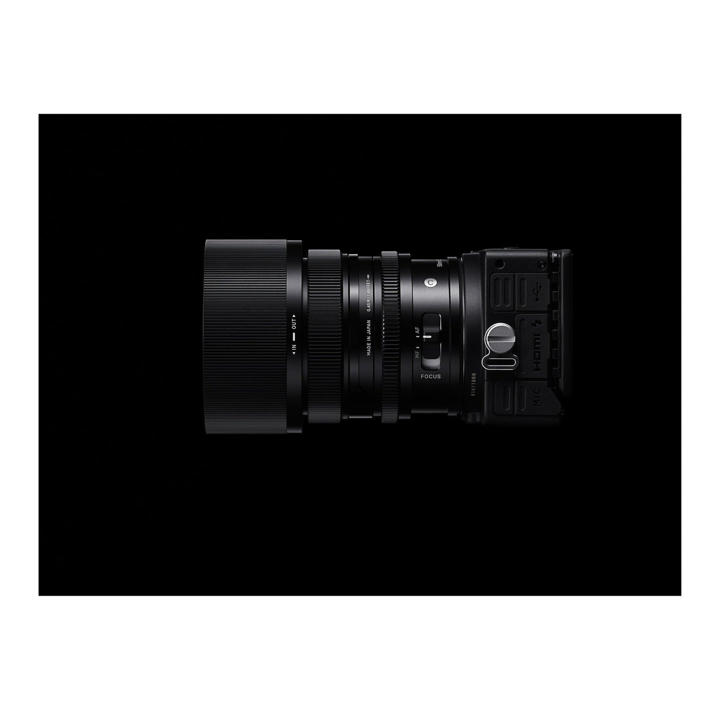 Sigma 50mm F2 DG DN Contemporary Series Standard Lens for L Mount with Lens Cap and Lens Hood