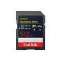 SanDisk 512GB Extreme PRO UHS-II SDXC V90 Memory Card