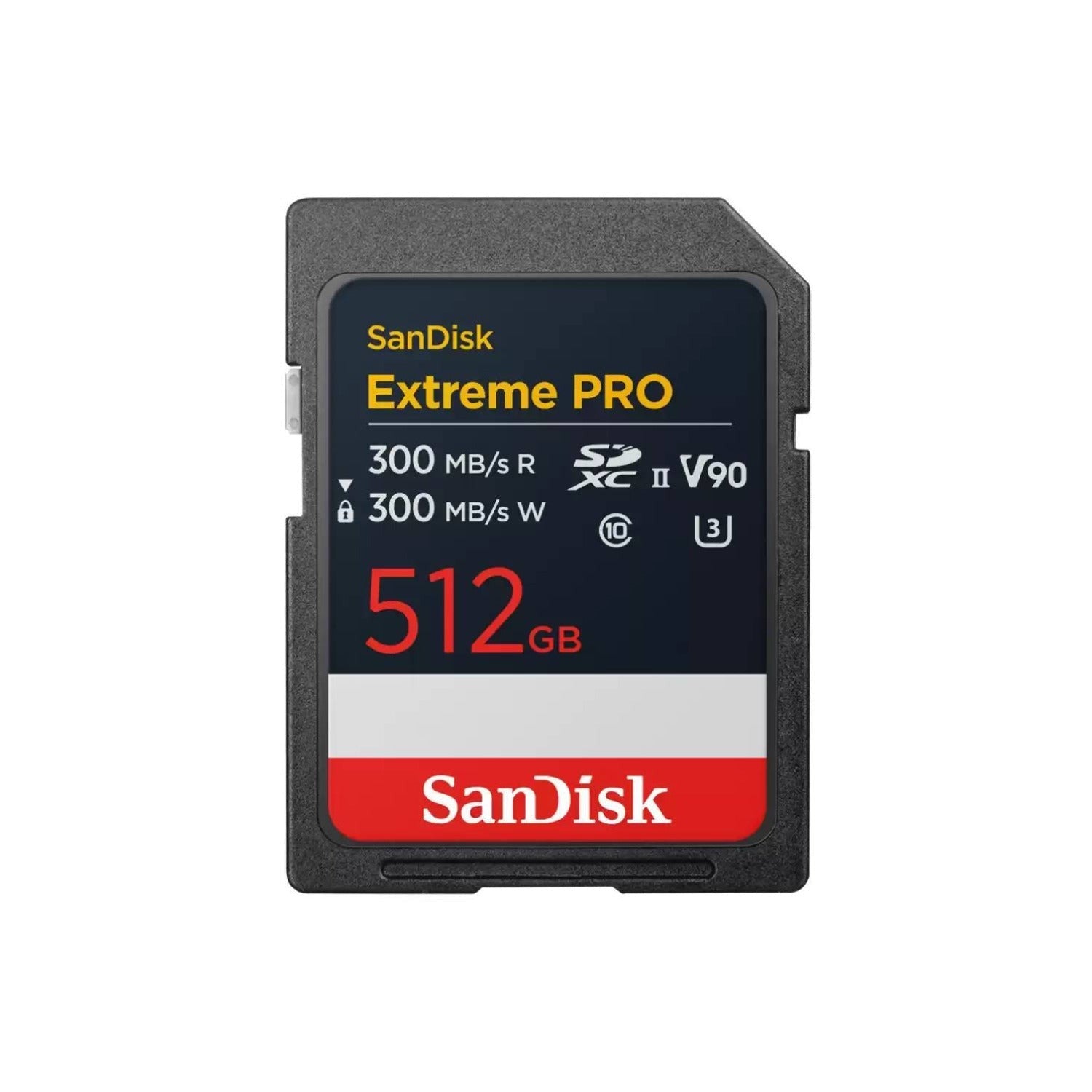 SanDisk 512GB Extreme PRO UHS-II SDXC V90 Memory Card