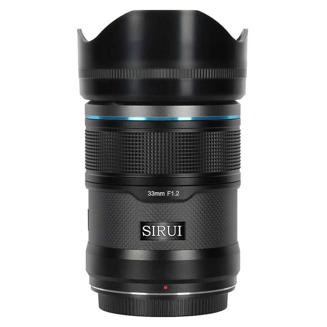 SIRUI Sniper Series 33mm F1.2 APS-C Autofocus Lens (E Mount, Black, Carbon Fiber)