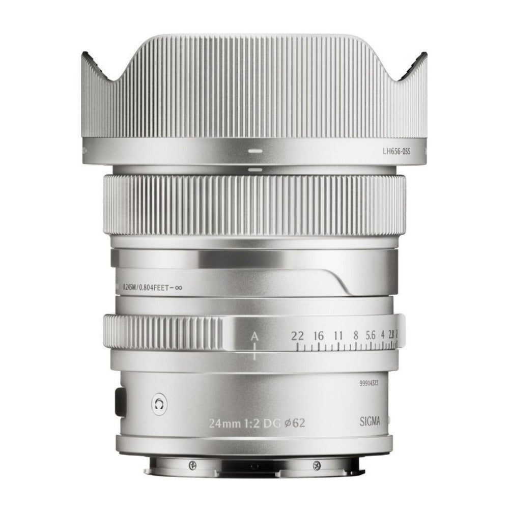 Sigma 24mm F2 DG Full-Frame Contemporary Lens (Silver, L Mount) Bundle
