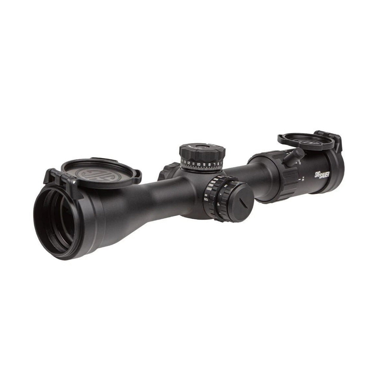 Sig Sauer WHISKEY4 3-12x44mm 30mm Tube SFP Riflescope (Black)